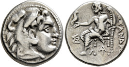 KINGS OF MACEDON. Alexander III ‘the Great’, 336-323 BC. Drachm (Silver, 17 mm, 4.32 g, 12 h), Magnesia ad Maeandrum, struck under Antigonos I Monopht...
