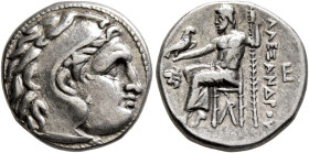 KINGS OF MACEDON. Alexander III ‘the Great’, 336-323 BC. Drachm (Silver, 16.5 mm, 4.13 g, 12 h), Magnesia ad Maeandrum, struck under Lysimachos, circa...