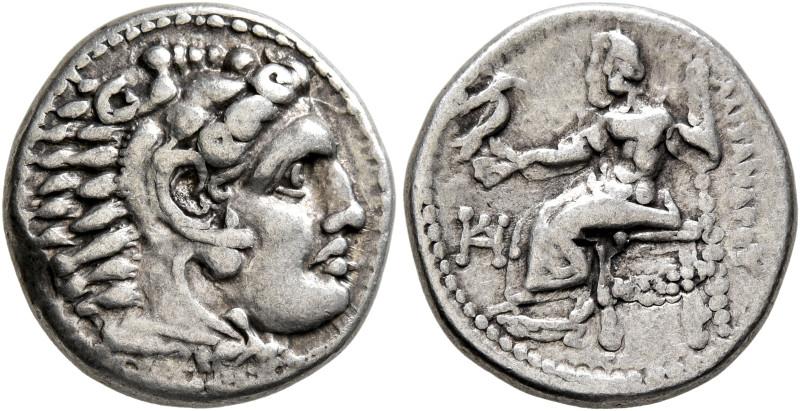 KINGS OF MACEDON. Alexander III ‘the Great’, 336-323 BC. Drachm (Silver, 17 mm, ...
