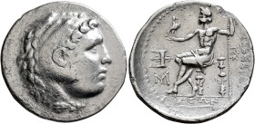 KINGS OF MACEDON. Alexander III ‘the Great’, 336-323 BC. Tetradrachm (Silver, 33 mm, 15.94 g, 1 h), Mylasa, circa 210-190. Head of Herakles to right, ...