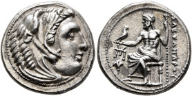 KINGS OF MACEDON. Alexander III ‘the Great’, 336-323 BC. Drachm (Silver, 17 mm, 4.07 g, 12 h), Sardes, struck under Menander, circa 323/2. Head of Her...