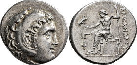 KINGS OF MACEDON. Alexander III ‘the Great’, 336-323 BC. Tetradrachm (Silver, 30 mm, 16.73 g, 12 h), Phaselis, CY 13 = 206/5. Head of Herakles to righ...