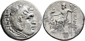 KINGS OF MACEDON. Alexander III ‘the Great’, 336-323 BC. Tetradrachm (Silver, 30 mm, 16.37 g, 1 h), Aspendos, CY 25 = 188/7. Head of Herakles to right...