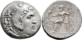 KINGS OF MACEDON. Alexander III ‘the Great’, 336-323 BC. Tetradrachm (Silver, 30 mm, 16.44 g, 2 h), Aspendos, CY 25 = 188/7. Head of Herakles to right...