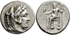 KINGS OF MACEDON. Alexander III ‘the Great’, 336-323 BC. Tetradrachm (Silver, 25 mm, 17.16 g, 3 h), Tarsos, struck under Menes or Philotas, circa 327-...