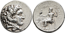 KINGS OF MACEDON. Alexander III ‘the Great’, 336-323 BC. Tetradrachm (Silver, 28 mm, 17.23 g, 3 h), Tarsos, struck under Philotas or Philoxenos, circa...