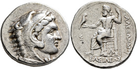 KINGS OF MACEDON. Alexander III ‘the Great’, 336-323 BC. Tetradrachm (Silver, 26 mm, 17.17 g, 10 h), Arados, struck under Menes or Laomedon, 324/3-320...