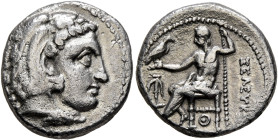 KINGS OF MACEDON. Alexander III ‘the Great’, 336-323 BC. Drachm (Silver, 15 mm, 3.65 g, 2 h), Babylon II, struck under Seleukos I Nikator, circa 311-3...