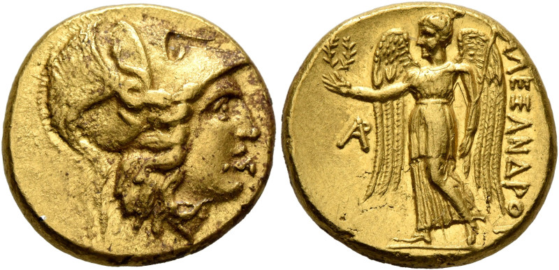 KINGS OF MACEDON. Alexander III ‘the Great’, 336-323 BC. Stater (Gold, 18 mm, 8....
