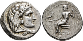KINGS OF MACEDON. Alexander III ‘the Great’, 336-323 BC. Tetradrachm (Silver, 27 mm, 17.23 g, 11 h), Arados, struck under Ptolemy I as satrap, circa 3...