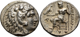 KINGS OF MACEDON. Alexander III ‘the Great’, 336-323 BC. Tetradrachm (Silver, 28 mm, 17.10 g, 12 h), Arados, struck under Ptolemy I as satrap, circa 3...