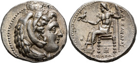 KINGS OF MACEDON. Alexander III ‘the Great’, 336-323 BC. Tetradrachm (Silver, 28 mm, 17.00 g, 6 h), Babylon, struck under Stamenes or Archon, circa 32...