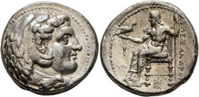 KINGS OF MACEDON. Alexander III ‘the Great’, 336-323 BC. Tetradrachm (Silver, 26 mm, 17.17 g, 12 h), Babylon, struck under Stamenes or Archon, circa 3...