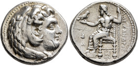 KINGS OF MACEDON. Alexander III ‘the Great’, 336-323 BC. Tetradrachm (Silver, 25 mm, 17.17 g, 12 h), Babylon, struck under Stamenes or Archon, circa 3...