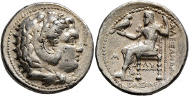 KINGS OF MACEDON. Alexander III ‘the Great’, 336-323 BC. Tetradrachm (Silver, 27 mm, 16.90 g, 2 h), Babylon, struck under Philip III, circa 323-317. H...