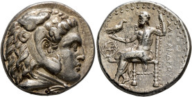 KINGS OF MACEDON. Alexander III ‘the Great’, 336-323 BC. Tetradrachm (Silver, 26 mm, 16.95 g, 6 h), Babylon, struck under Peithon, circa 315-311. Head...