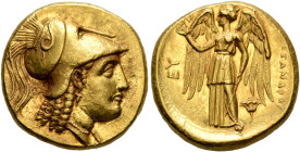 KINGS OF MACEDON. Alexander III ‘the Great’, 336-323 BC. Stater (Gold, 18 mm, 8.61 g, 1 h), Memphis, struck under Ptolemy I Soter, as Satrap, circa 32...