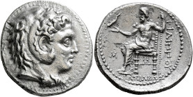 KINGS OF MACEDON. Philip III Arrhidaios, 323-317 BC. Tetradrachm (Silver, 28 mm, 16.70 g, 9 h), Babylon, struck under Perdikkas, circa 323-320. Head o...