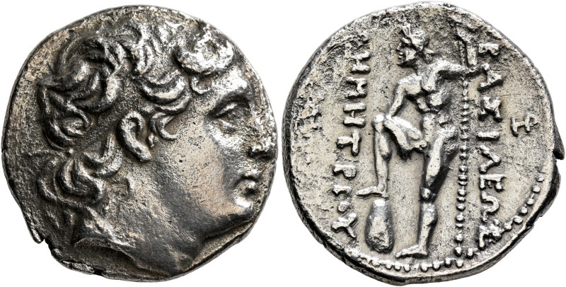 KINGS OF MACEDON. Demetrios I Poliorketes, 306-283 BC. Tetradrachm (Silver, 28 m...