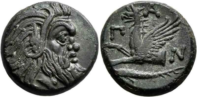 CIMMERIAN BOSPOROS. Pantikapaion. Circa 310-304/3 BC. AE (Bronze, 20 mm, 7.22 g,...