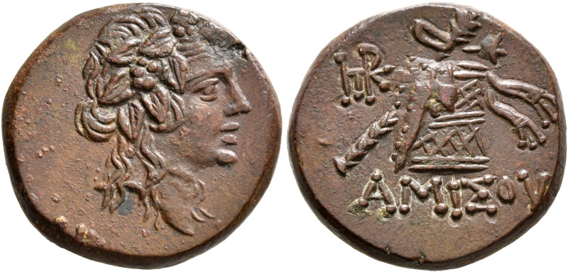 PONTOS. Amisos. Time of Mithradates VI Eupator, circa 85-65 BC. AE (Orichalcum, ...