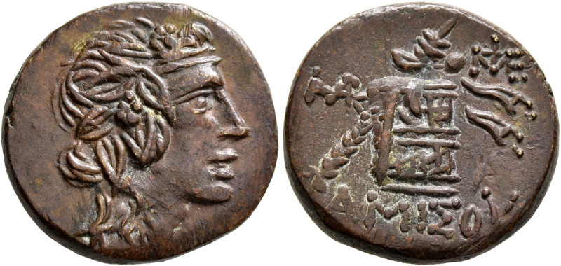 PONTOS. Amisos. Time of Mithradates VI Eupator, circa 85-65 BC. AE (Orichalcum, ...