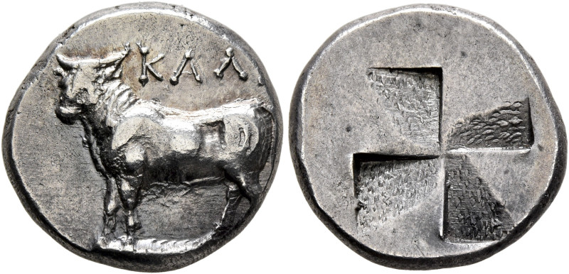 BITHYNIA. Kalchedon. Circa 340-320 BC. Siglos (Silver, 18 mm, 5.35 g), Persic st...