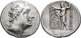 KINGS OF BITHYNIA. Nikomedes III Euergetes, 127-94 BC. Tetradrachm (Silver, 33 mm, 16.51 g, 12 h), Nikomedeia, CY 184 = 114/3. Diademed head of Nikome...