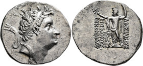 KINGS OF BITHYNIA. Nikomedes IV Philopator, 94-74 BC. Tetradrachm (Silver, 33 mm, 16.18 g, 12 h), BE 210 = 88/7. Diademed head of Nikomedes IV to righ...