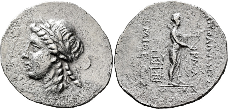 TROAS. Alexandreia. Circa 164-65 BC. Tetradrachm (Silver, 36 mm, 14.61 g, 1 h), ...