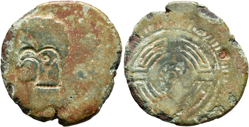 SPAIN. Uncertain mint in North-Western (?) Spain. Augustus, 27 BC-AD 14. As (Bro...