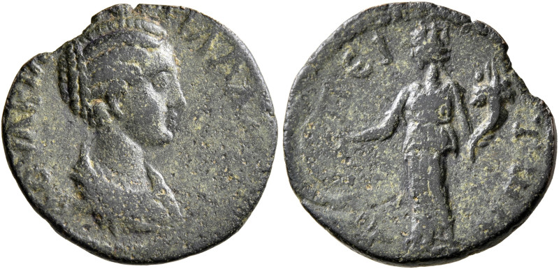LACONIA. Asopus. Plautilla, Augusta, 202-205. Assarion (Bronze, 22 mm, 3.54 g, 1...
