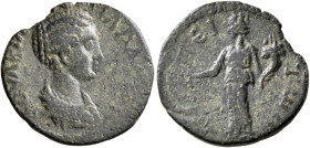 LACONIA. Asopus. Plautilla, Augusta, 202-205. Assarion (Bronze, 22 mm, 3.54 g, 12 h). ΦOYΛBIA ΠΛA[YTΙΛΛA?] Draped bust of Plautilla to right. Rev. [AC...