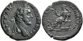 BITHYNIA. Nicomedia. Antoninus Pius, 138-161. Diassarion (Bronze, 22 mm, 7.00 g, 6 h). ΑYΤ ΚΑΙСΑΡ ΑΝΤΩΝEΙΝΟС Laureate bust of Antoninus Pius to right,...