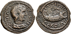 MYSIA. Cyzicus. Salonina, Augusta, 254-268. Diassarion (Bronze, 28 mm, 4.99 g, 12 h). CAΛΩNЄINA CЄ Diademed and draped bust of Salonina to right. Rev....