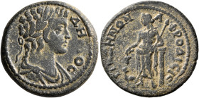 CARIA. Aphrodisias. Pseudo-autonomous issue. Diassarion (Bronze, 23 mm, 6.75 g, 6 h), Ti. Klaudios Zeno, magistrate. Time of Septimius Severus, 193-21...