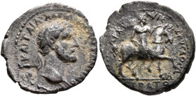 CARIA. Stratonicaea. Antoninus Pius, 138-161. Drachm (Silver, 19 mm, 2.87 g, 6 h), uncertain magistrate. ΑV ΚΑΙ Τ ΑΙΛ ΑΔΡΙΑΝΟϹ ΑΝΤΩΝΙΝOϹ Laureate head...