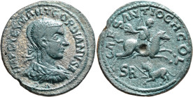PISIDIA. Antiochia. Gordian III, 238-244. 'Sestertius' (Bronze, 34 mm, 21.06 g, 6 h). IMP CAES M ANT GORDIANVS AVG Laureate, draped and cuirassed bust...