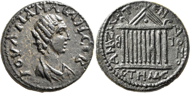 CILICIA. Anazarbus. Julia Mamaea, Augusta, 222-235. Tetrassarion (Bronze, 26 mm,...