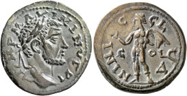 CILICIA. Ninica-Claudiopolis. Maximinus I, 235-238. Diassarion (Bronze, 26 mm, 10.00 g, 6 h). IMP MAXIMINVS PI (sic!) Laureate head of Maximinus I to ...