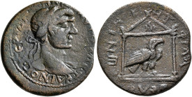 CILICIA. Philadelphia. Trajan, 98-117. Diassarion (Bronze, 23 mm, 6.95 g, 6 h). [ΑΥΤΟ•KAI]•ΤΡΑΙΝΟС•[Γ]ΕΡ•Δ[ΑΚ•ΠΑΡ•] Laureate head of Trajan to right. ...