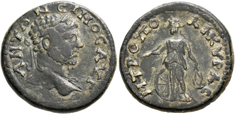 GALATIA. Ancyra. Caracalla, 198-217. Diassarion (Orichalcum, 22 mm, 7.76 g, 7 h)...