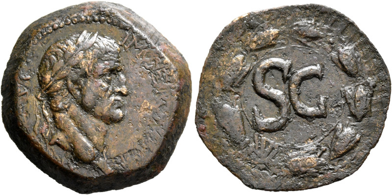 SYRIA, Seleucis and Pieria. Antioch. Galba, 68-69. 'Semis' (Orichalcum, 20 mm, 7...