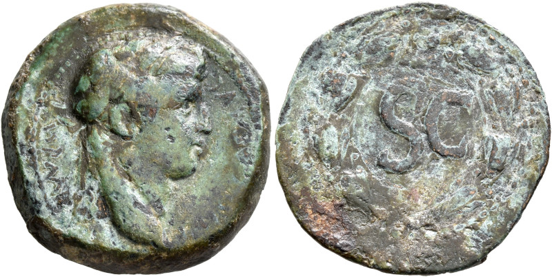 SYRIA, Seleucis and Pieria. Antioch. Otho, 69. 'Semis' (Bronze, 25 mm, 8.35 g, 1...