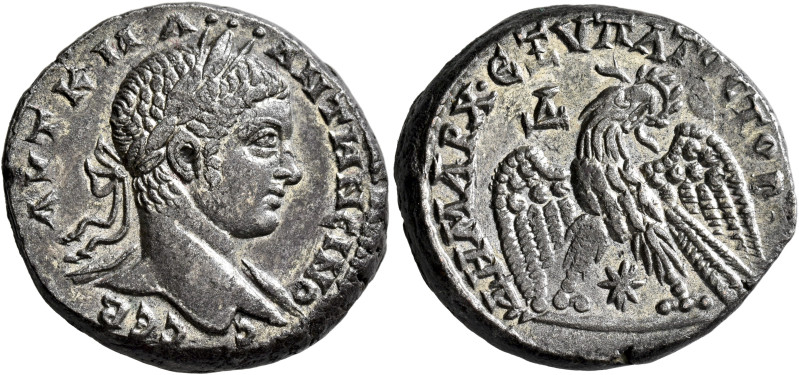 SYRIA, Seleucis and Pieria. Antioch. Elagabalus, 218-222. Tetradrachm (Billon, 2...