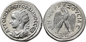 SYRIA, Seleucis and Pieria. Antioch. Gordian III, 238-244. Tetradrachm (Billon, 28 mm, 13.86 g, 1 h), Issue I, 238-240. AYTOK K M ANT ΓOPΔIANOC CЄB Ra...