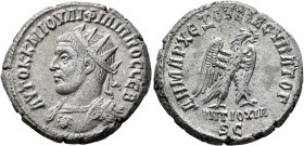 SYRIA, Seleucis and Pieria. Antioch. Philip I, 244-249. Tetradrachm (Billon, 26 mm, 12.33 g, 7 h), 247. AYTOK K M IOYΛI ΦΙΛΙΠΠΟC CЄB Radiate and cuira...