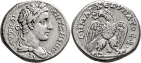 SYRIA, Seleucis and Pieria. Laodicea ad Mare. Caracalla, 198-217. Tetradrachm (Billon, 26 mm, 14.35 g, 12 h), 205-207. AYT KAI ANTΩNЄINOC CЄ Laureate ...