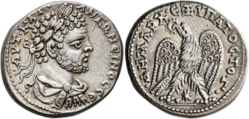 SYRIA, Seleucis and Pieria. Laodicea ad Mare. Caracalla, 198-217. Tetradrachm (B...