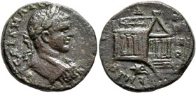 PHOENICIA. Tyre. Severus Alexander, 222-235. Diassarion (Bronze, 20 mm, 7.32 g, 7 h). Laureate, draped and cuirassed bust of Elagabalus to right, seen...